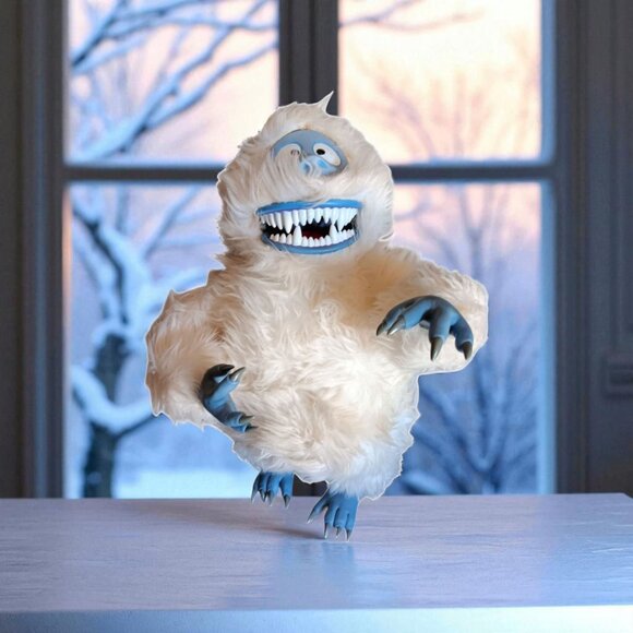 Playing Mantis 17” BUMBLE ABOMINABLE SNOW MONSTER Plush Rudolph 2001 Not Working - Picture 3 of 11